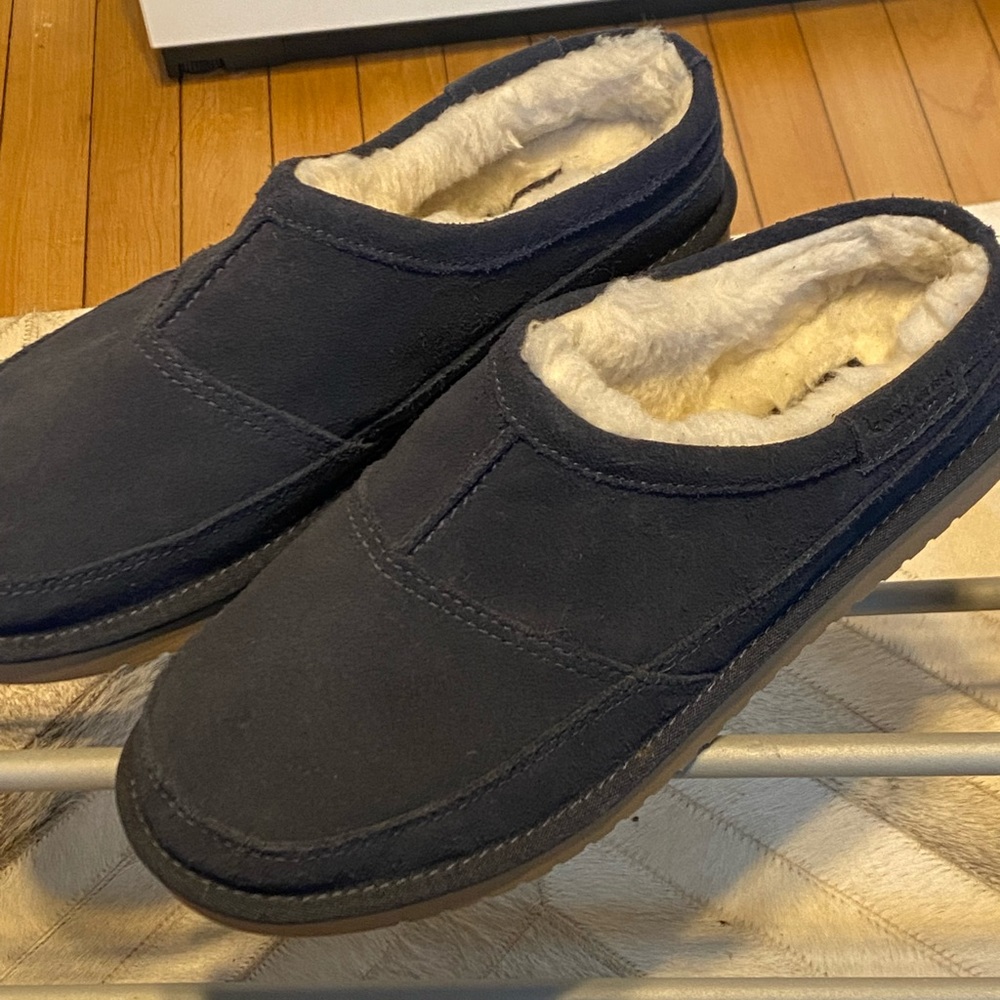 Koolaburra Mens Graisen Slippers Navy Size 10 New Nev… Gem